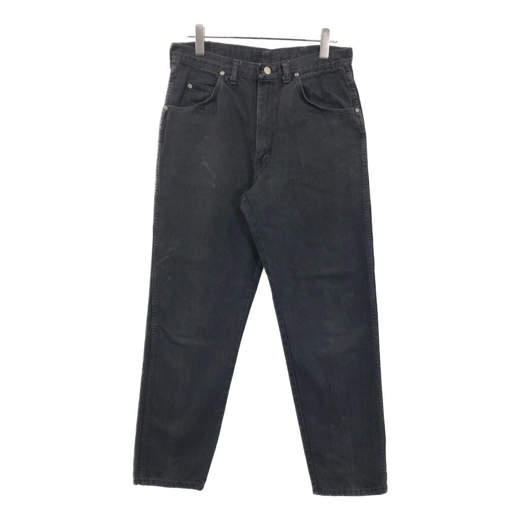 90年代 USA製 Wrangler ラングラー デニムパンツ ブラック(メンズ W34 L32)中古 古着 V1532拍卖