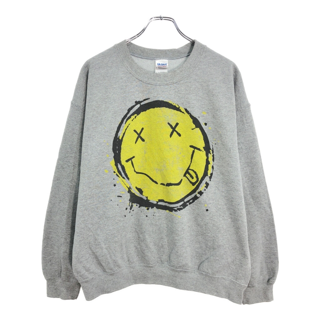 NIRVANA ニルヴァーナ スウェット バンド グレー(メンズ L)中古 古着 V3867拍卖
