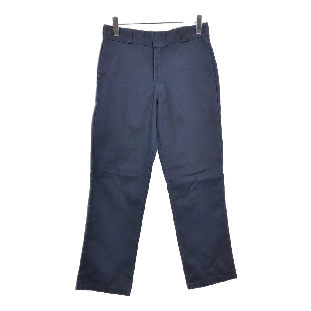 Dickies ディッキーズ 874 ワークパンツ ネイビー(メンズ W32 L32)中古 古着 v4188拍卖