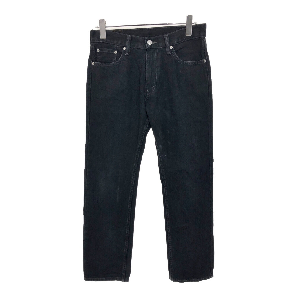 Levi's リーバイス 505 デニムパンツ ブラック(メンズ W30 L30)中古 古着 v4316拍卖