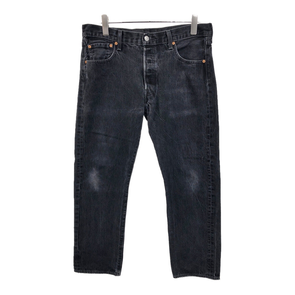 Levi's リーバイス 501 デニムパンツ ブラック(メンズ W34 L30)中古 古着 v4320拍卖
