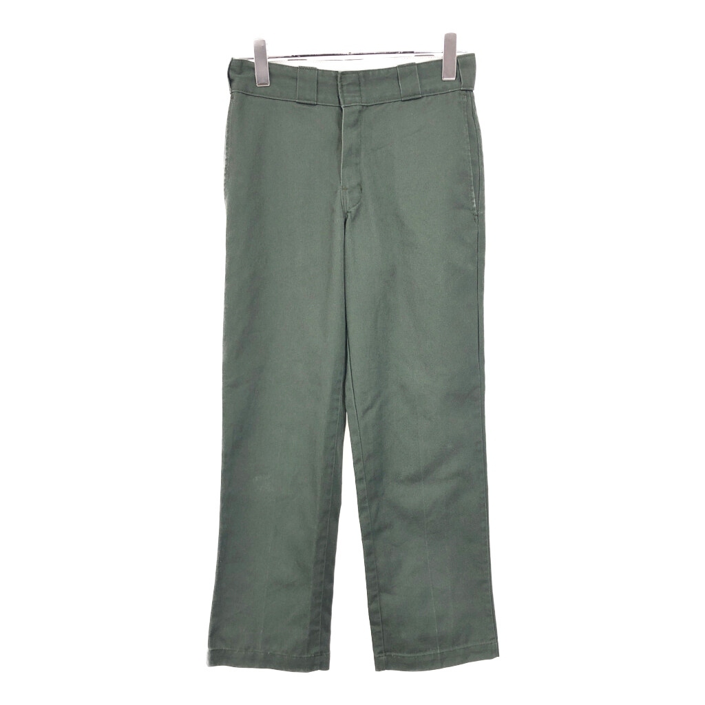 Dickies ディッキーズ 874 ワークパンツ グリーン(メンズ W30 L30)中古 古着 v4321拍卖