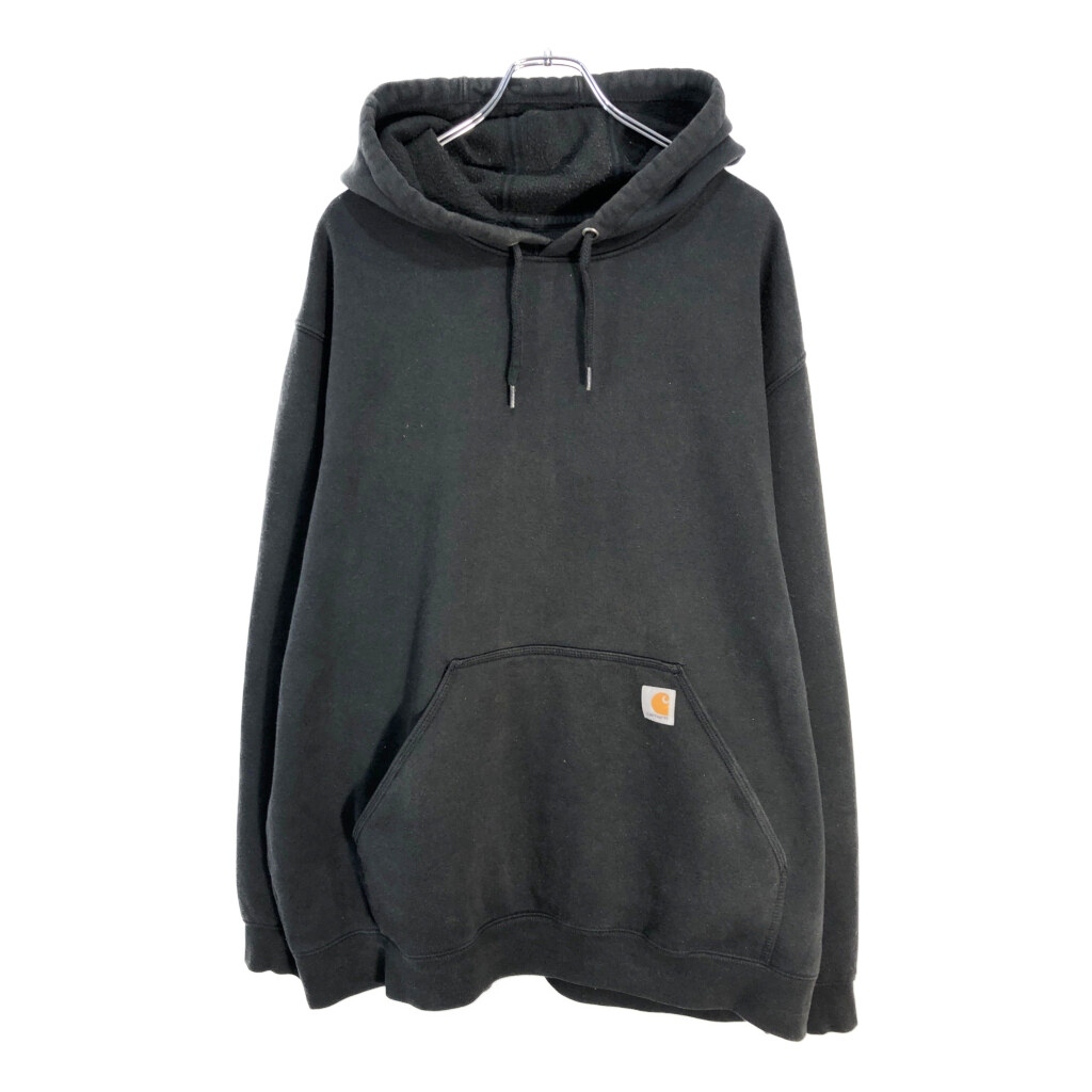 Carhartt カーハート スウェット パーカー 大きいサイズ ブラック(メンズ 2XL)中古 古着 v4419拍卖