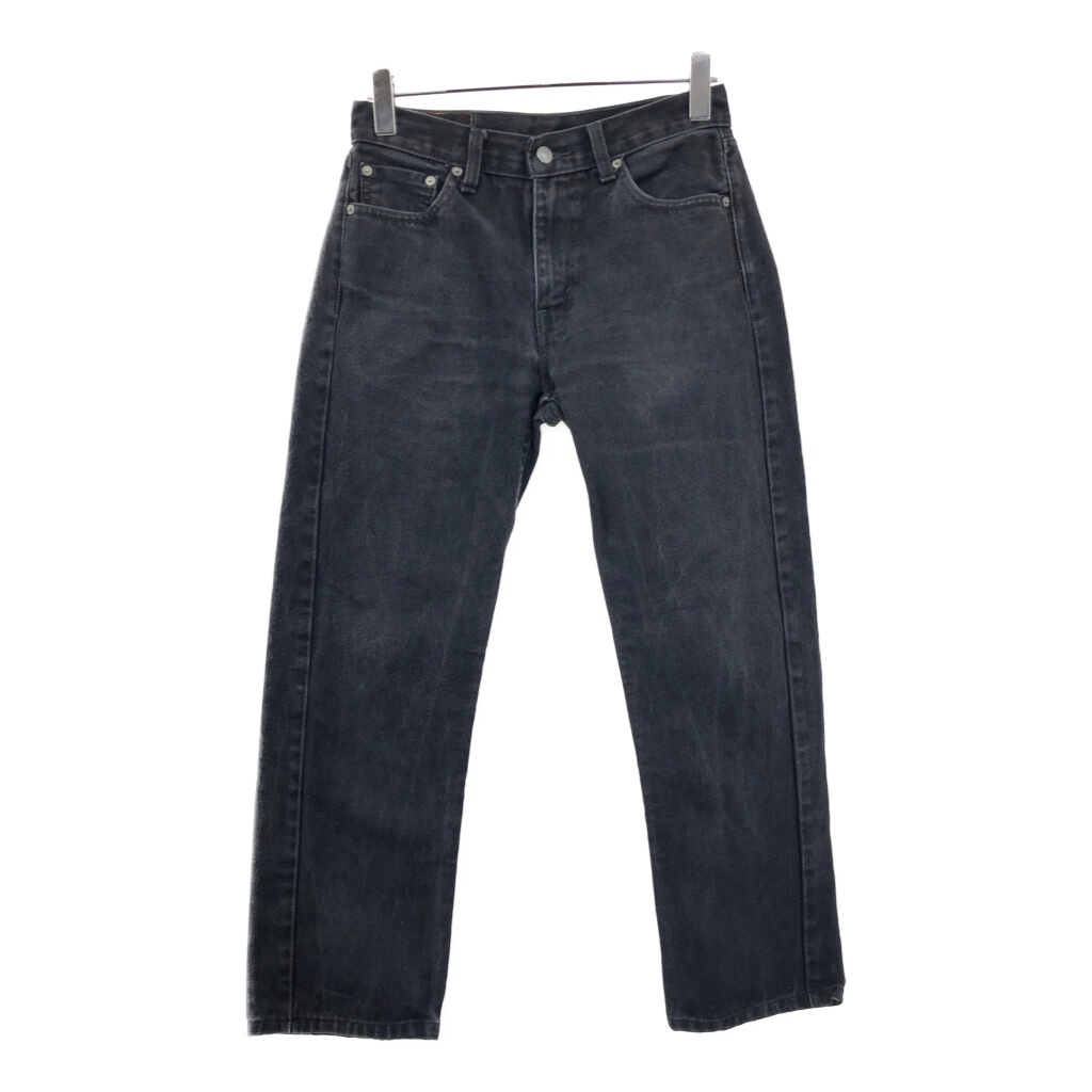 Levi's リーバイス 505 デニムパンツ ブラック(メンズ W30 L32)中古 古着 V4491拍卖
