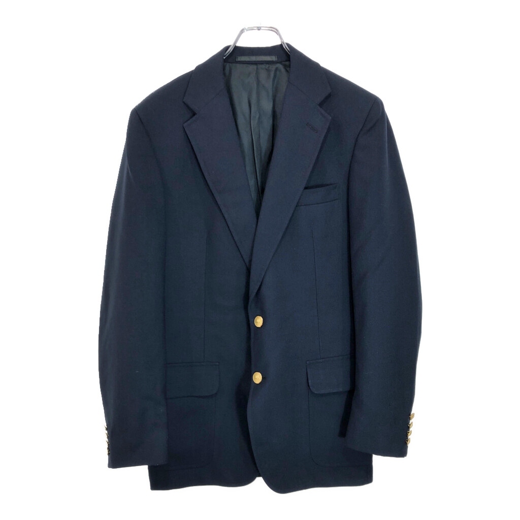 90年代 USA製 Maine Bay Traditionals テーラードジャケット 紺ブレ ネイビー(メンズ)中古 古着 V4558拍卖