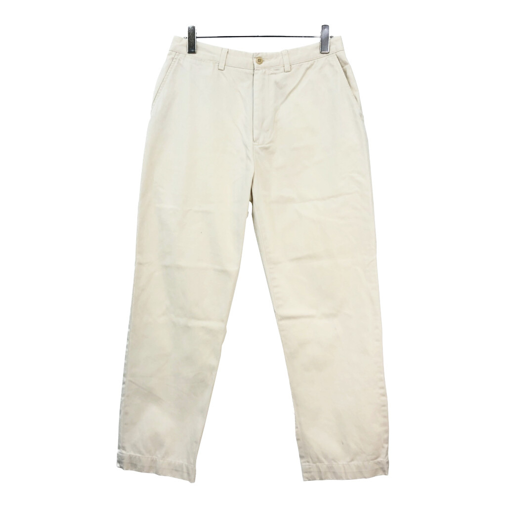 Polo by Ralph Lauren ポロ ラルフローレン PROSPECT PANT チノパンツ ポロチノアイボリー(メンズ W33 L30)中古 古着 v4610拍卖