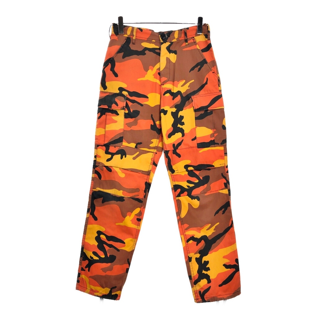 ROTHCO ロスコ BDU フィールドパンツ ミリタリー シティーカモ オレンジ(メンズ SMALL REGULAR)中古 古着 V4703拍卖