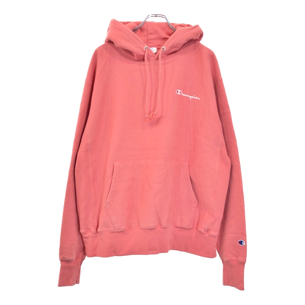 Champion チャンピオン REVERSE WEAVE リバースウィーブ スウェット パーカー ピンク(メンズ L)中古 古着 V4754拍卖