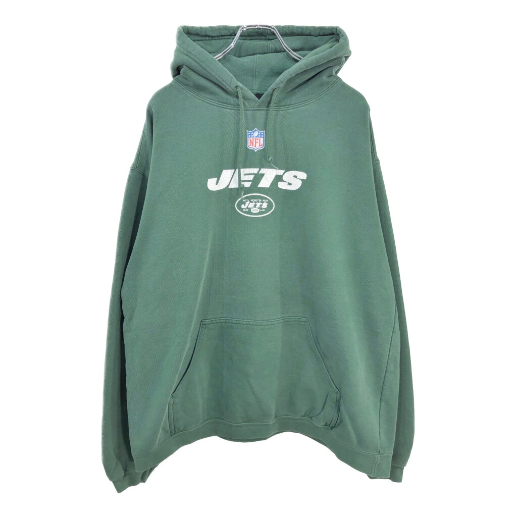 Reebok リーボック NFL ニューヨーク・ジェッツ スウェット パーカー プロチーム アメフト スポーツ(メンズ XL相当)中古 古着 V4765拍卖