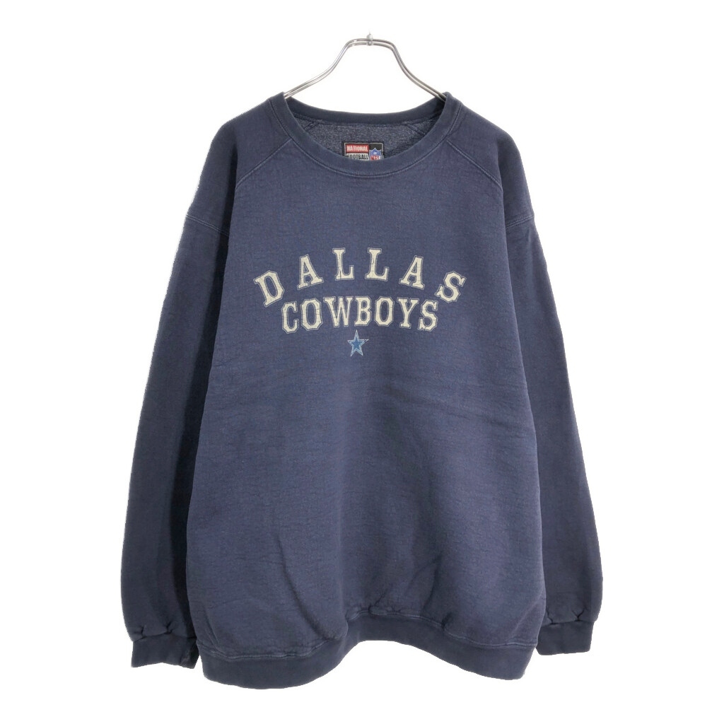 90年代 NFL ダラス・カウボーイズ スウェット プロチーム アメフト ネイビー(メンズ L)中古 古着 V4785拍卖