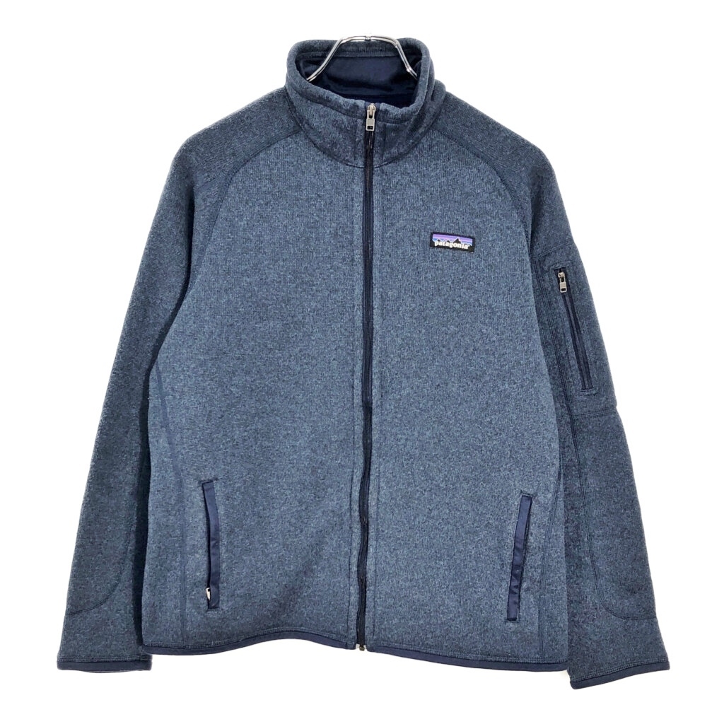 patagonia パタゴニア ベターセーター フリースジャケット アウトドア ネイビー(メンズ M)中古 古着 V5090拍卖