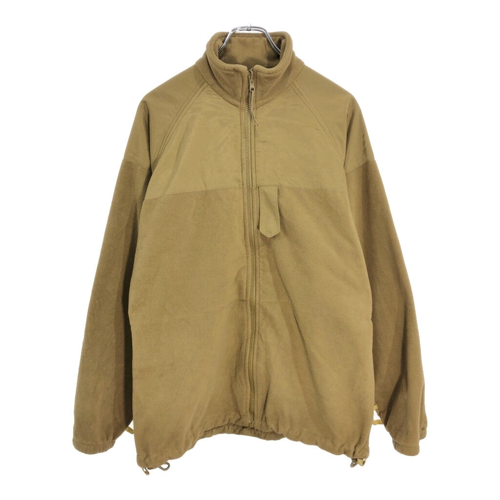 米軍実物 U.S.NAVY NWU Type1 ライナーフリースジャケット ミリタリー コヨーテ(メンズ SMALL REGULAR)中古 古着 V5098拍卖