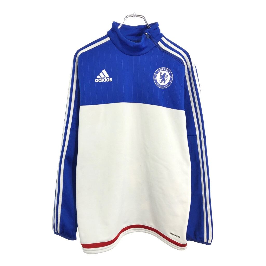 adidas アディダス チェルシーFC ドリルトップ プロチーム サッカー スポーツ ホワイト(メンズ M)中古 古着 V5337拍卖