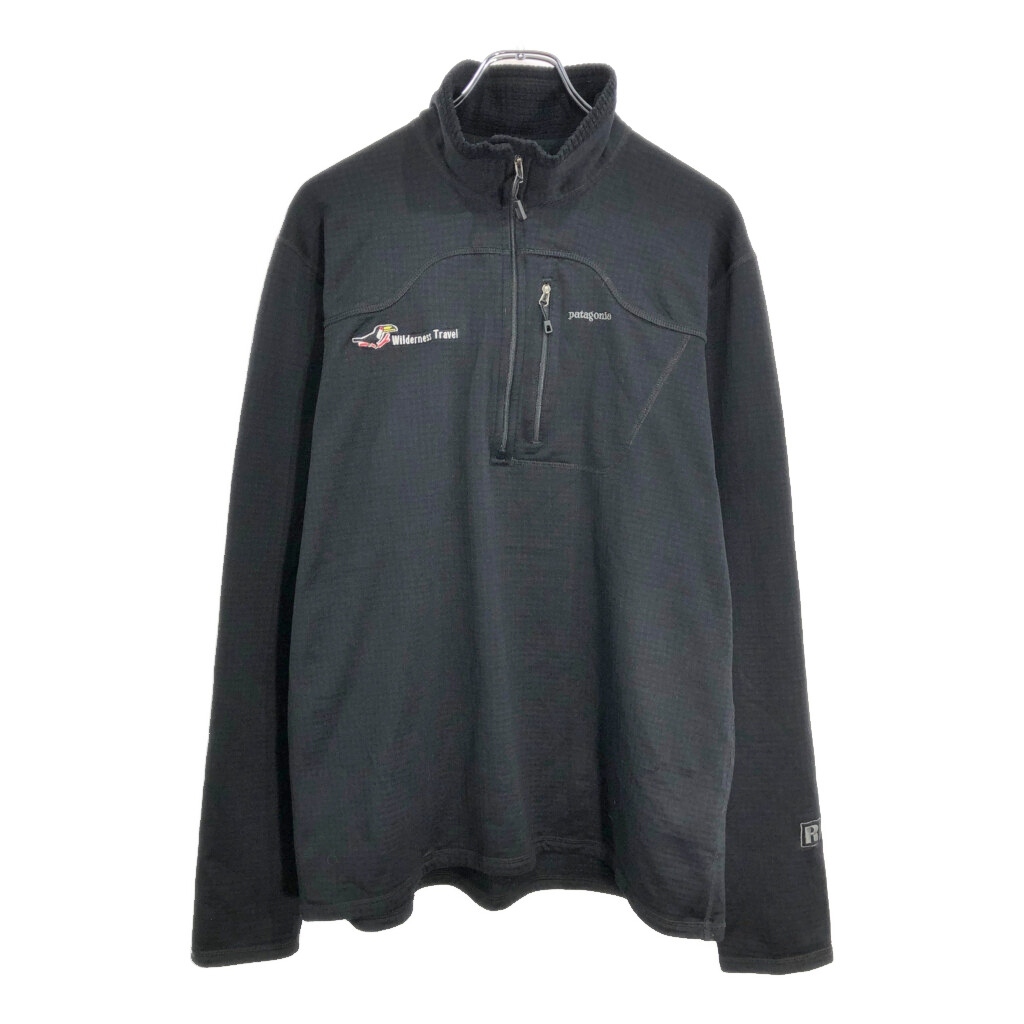 patagonia パタゴニア レギュレーター R1 フリースジャケット アウトドア ブラック(メンズ XL)中古 古着 V5341拍卖