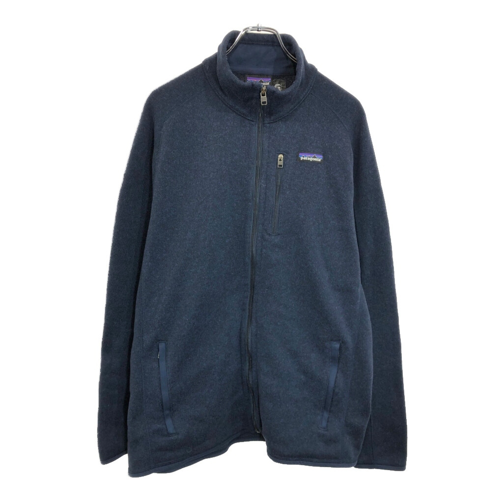 patagonia パタゴニア ベターセーター フリースジャケット アウトドア ネイビー(メンズ XL)中古 古着 V5392拍卖