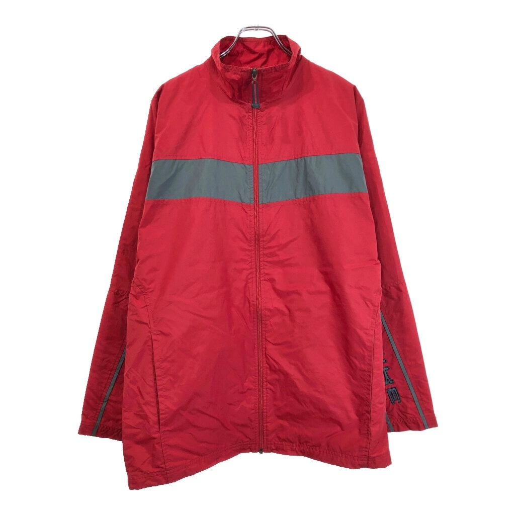 00年代 NIKE ナイキ ウィンドブレーカージャケット スポーツ レッド(メンズ L)中古 古着 V5487拍卖