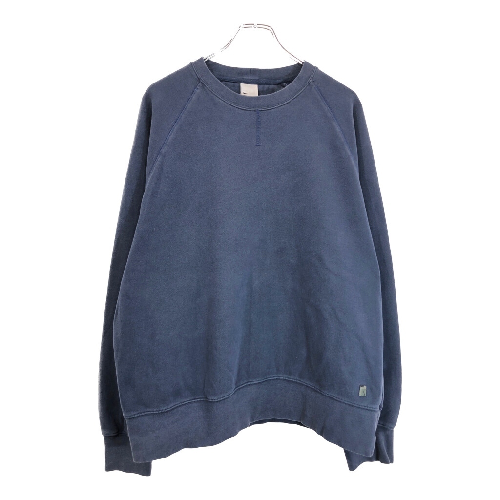 00年代 NIKE ナイキ 無地 スウェット スポーツ ネイビー(メンズ L)中古 古着 V5482拍卖