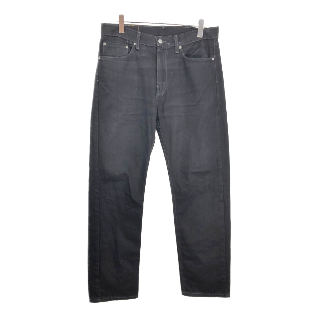 Levi's リーバイス 505 デニムパンツ ブラック(メンズ W34 L32)中古 古着 V5563拍卖