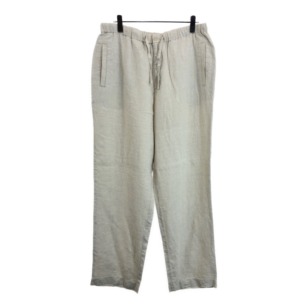 MADISON リネン イージーパンツ カーキ(メンズ L)中古 古着 V5669拍卖
