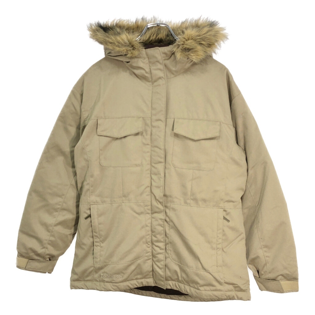 Columbia コロンビア ダウンジャケット アウトドア ベージュ(レディース L)中古 古着 V5876拍卖