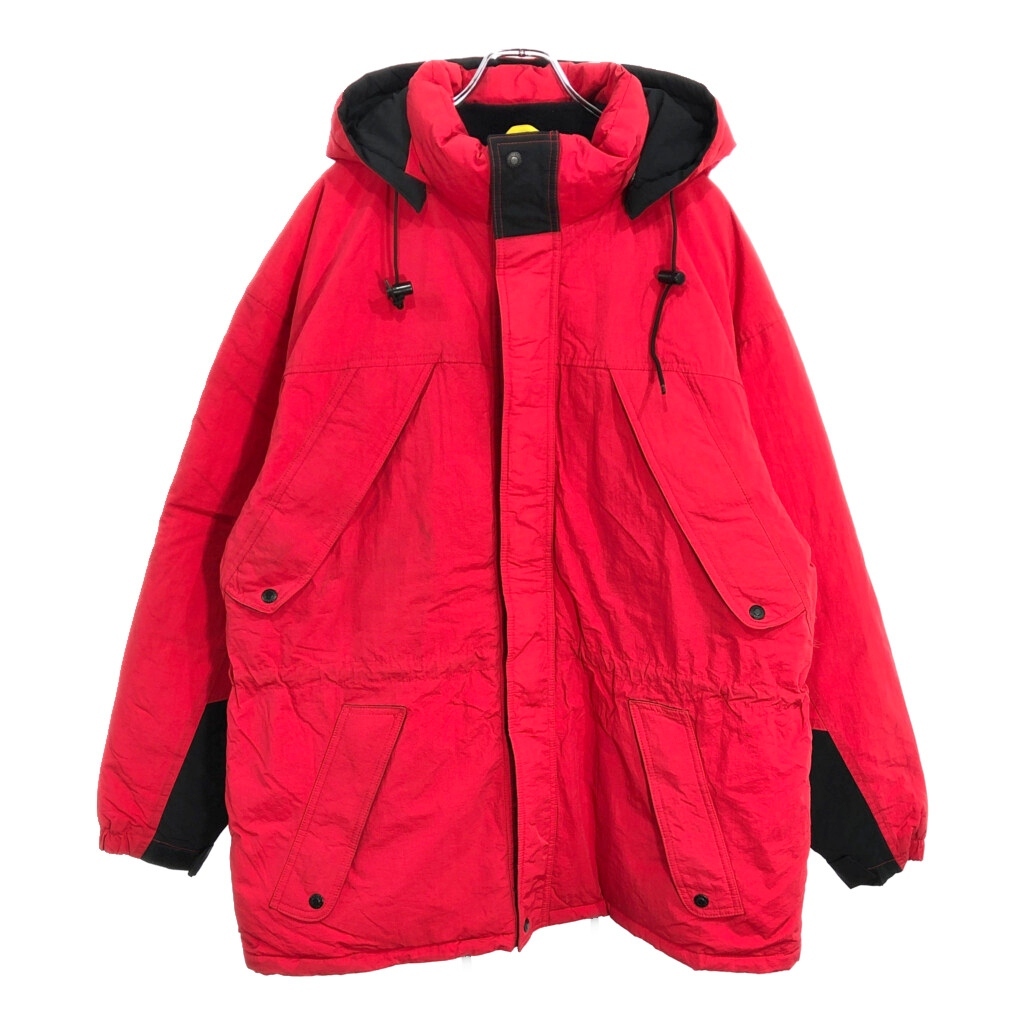 MARLBORO COUNTRY STORE マルボロカントリーストア ダウンジャケット レッド(メンズ L)中古 古着 V5954拍卖