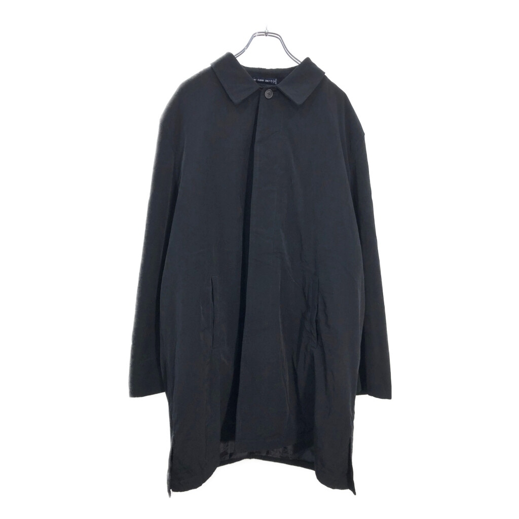 RALPH LAUREN ラルフローレン ステンカラーコート ブラック(メンズ L)中古 古着 V6209拍卖