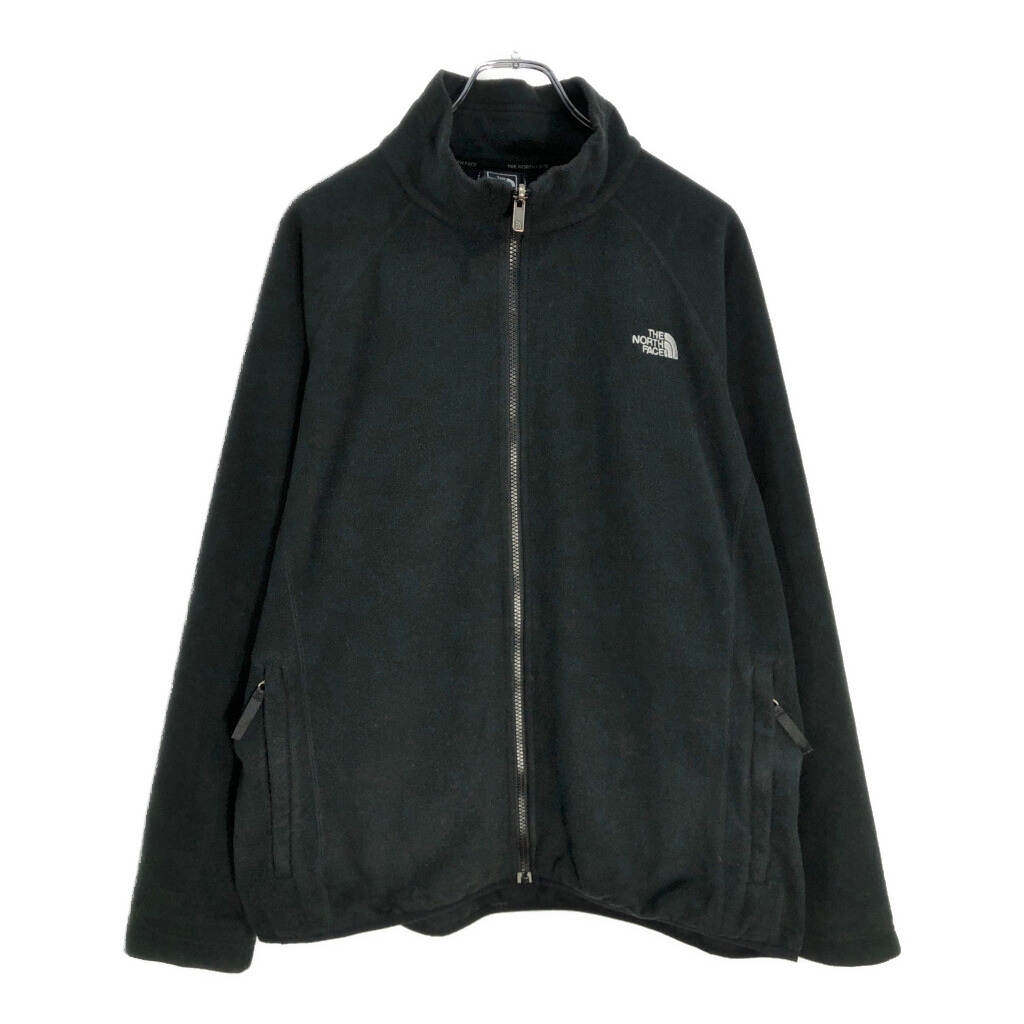 THE NORTH FACE ノースフェイス フリースジャケット アウトドア ブラック(メンズ L相当)中古 古着 V6292拍卖
