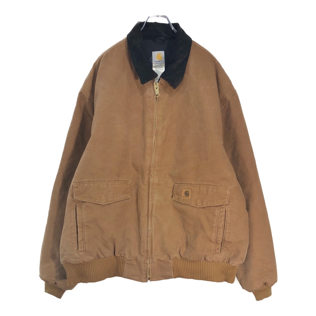 Carhartt カーハート ワークジャケット 大きいサイズ ライトブラウン(メンズ 3XL)中古 古着 V6485拍卖