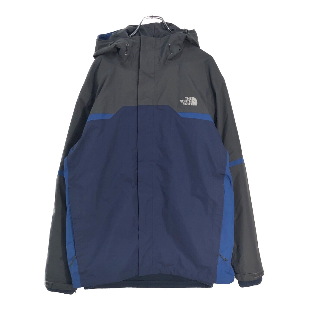 THE NORTH FACE ノースフェイス HYVENT マウンテンパーカー アウトドア ネイビー(メンズ XL)中古 古着 V6487拍卖