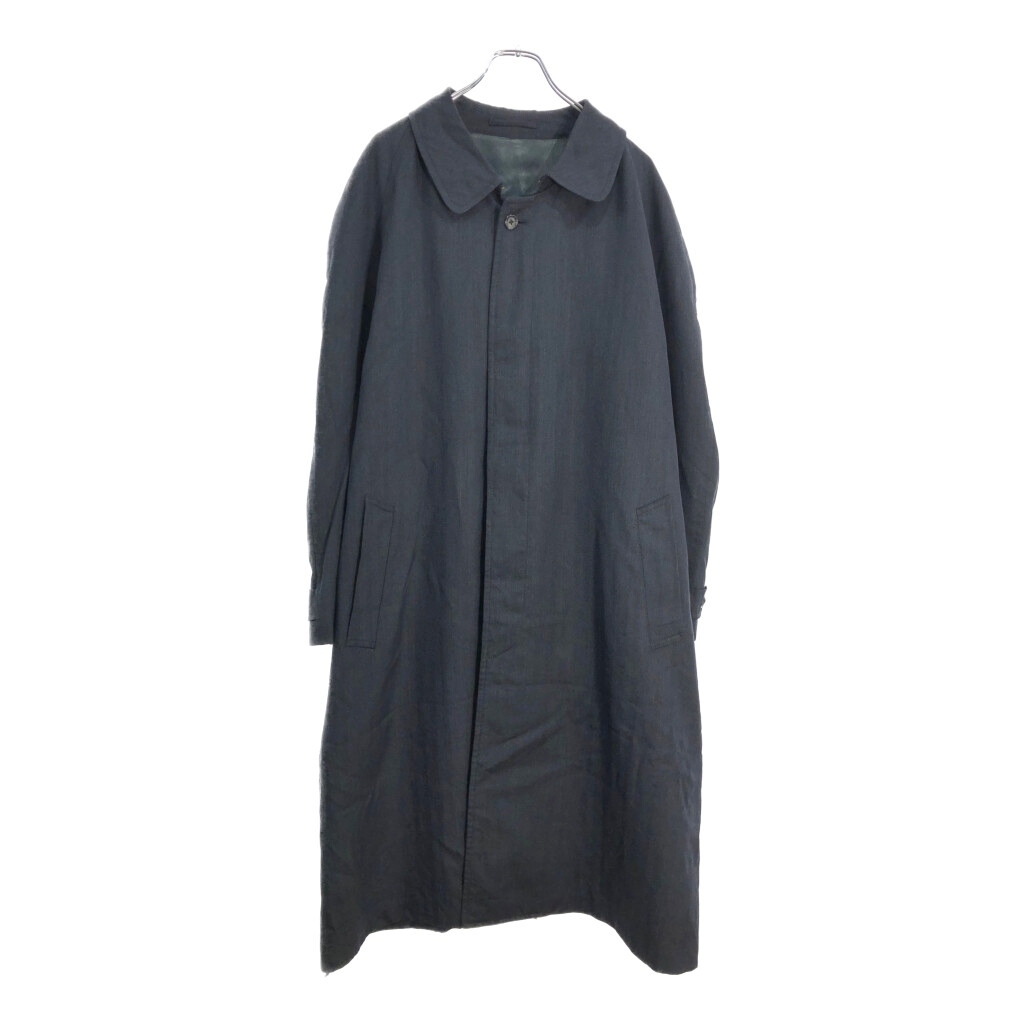 Christian Dior Monsieur クリスチャン ディオール ムッシュ ステンカラーコート ブラック(メンズ 46 R)中古 古着 V6520拍卖