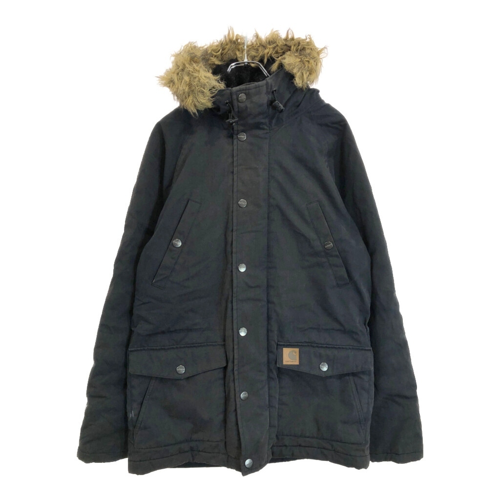 Carhartt WIP カーハート WIP トラッパーパーカー ブラック(メンズ M)中古 古着 V6525拍卖