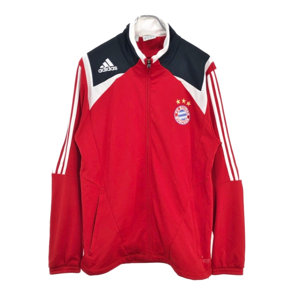 adidas アディダス FCバイエルン・ミュンヘン トラックジャケット プロチーム サッカー レッド(メンズ UK 38/40)中古 古着 V6612拍卖