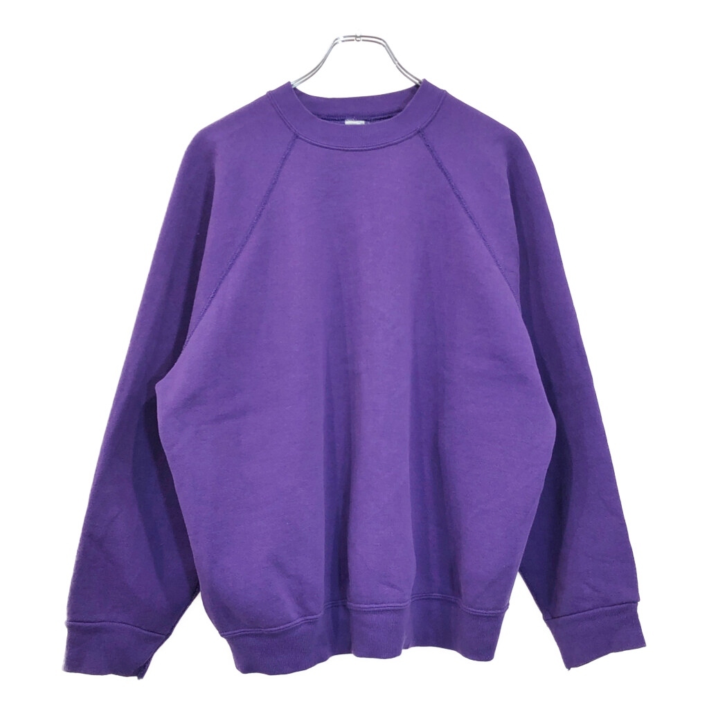 90年代 USA製 DISCUS Athtetic ディスカス アスレチック 無地 スウェット パープル(メンズ XL)中古 古着 V6904拍卖