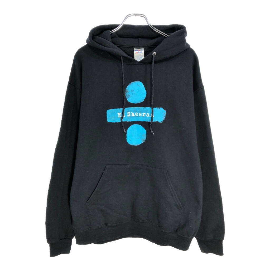 Ed Sheeran エド・シーラン DIVIDE ツアー スウェット パーカー ミュージシャン ブラック(メンズ L)中古 古着 V6927拍卖