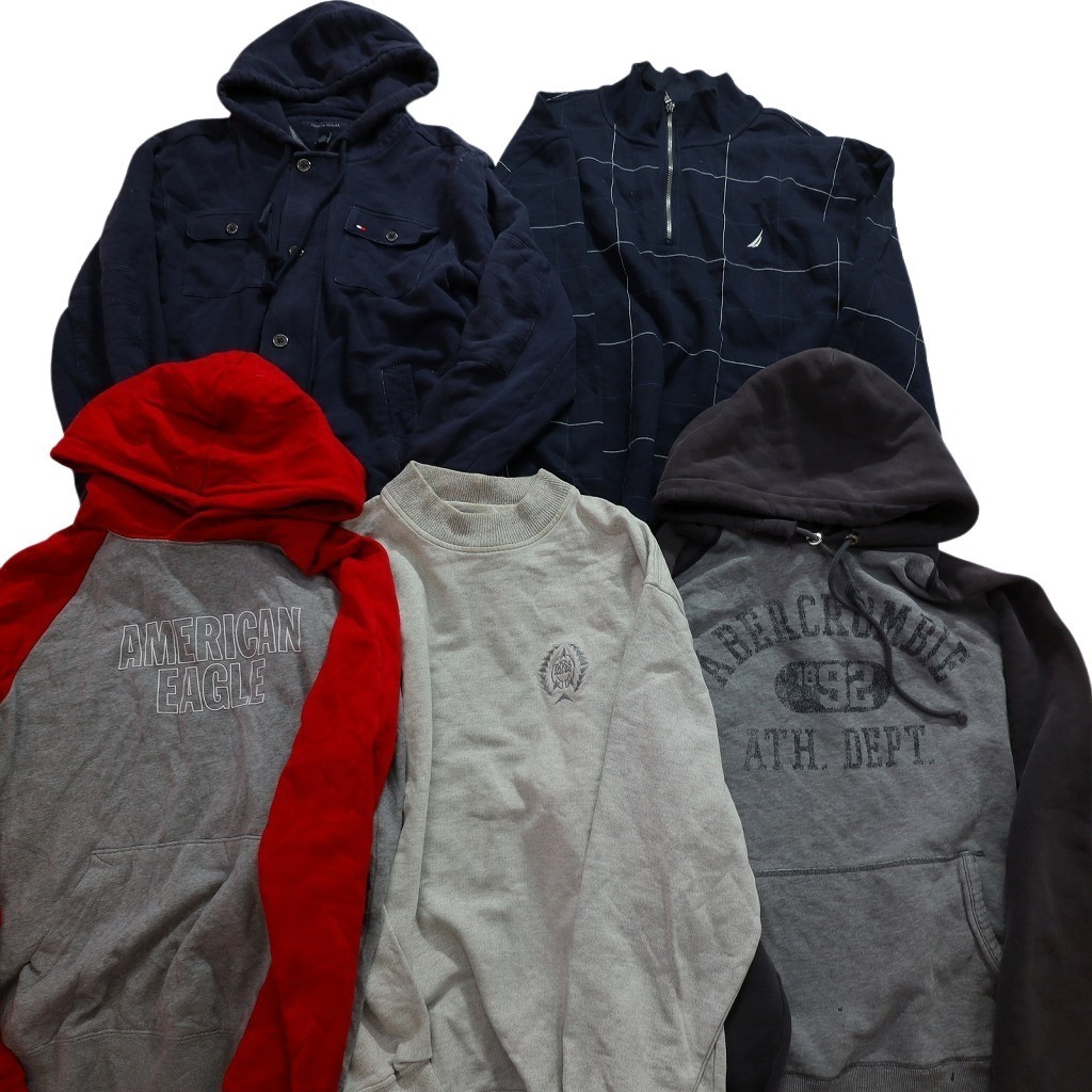 【訳あり】 古着卸 まとめ売り ブランドMIX スウェット 14枚セット (メンズ ) トミーヒルフィガー オールドネイビー 中古 古着 WA3775拍卖