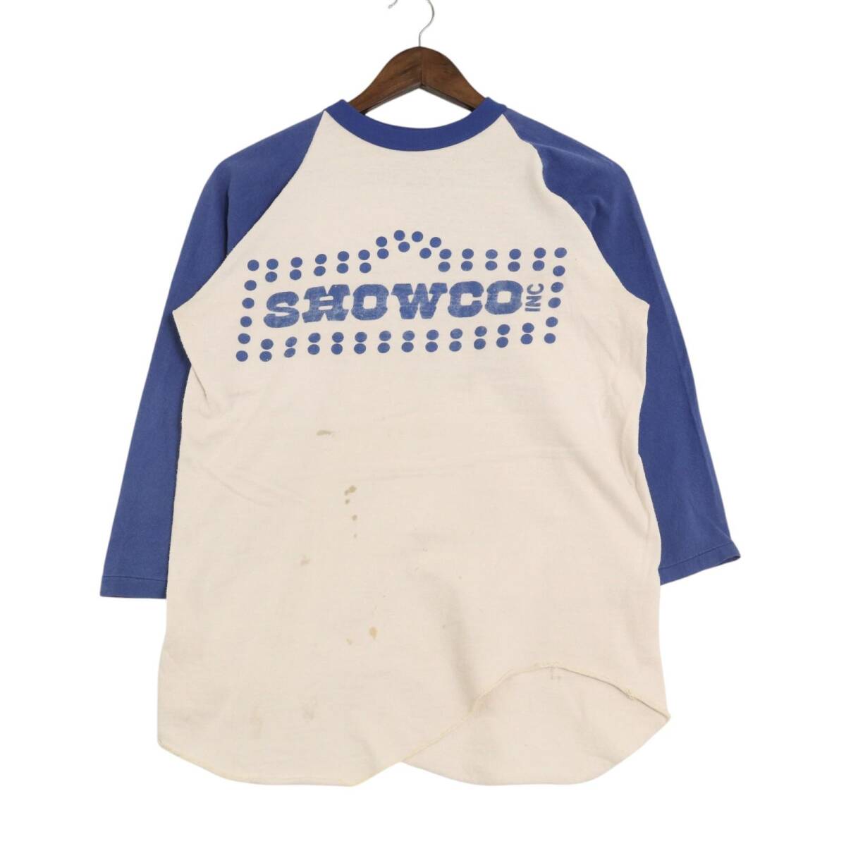 70年代 USA製 SHOWCO LED ZEPPELIN レッド・ツェッペリン 1975 ツアー STAFF 七部丈Tシャツ ヴィンテージ バンド(メンズ L )A4532拍卖