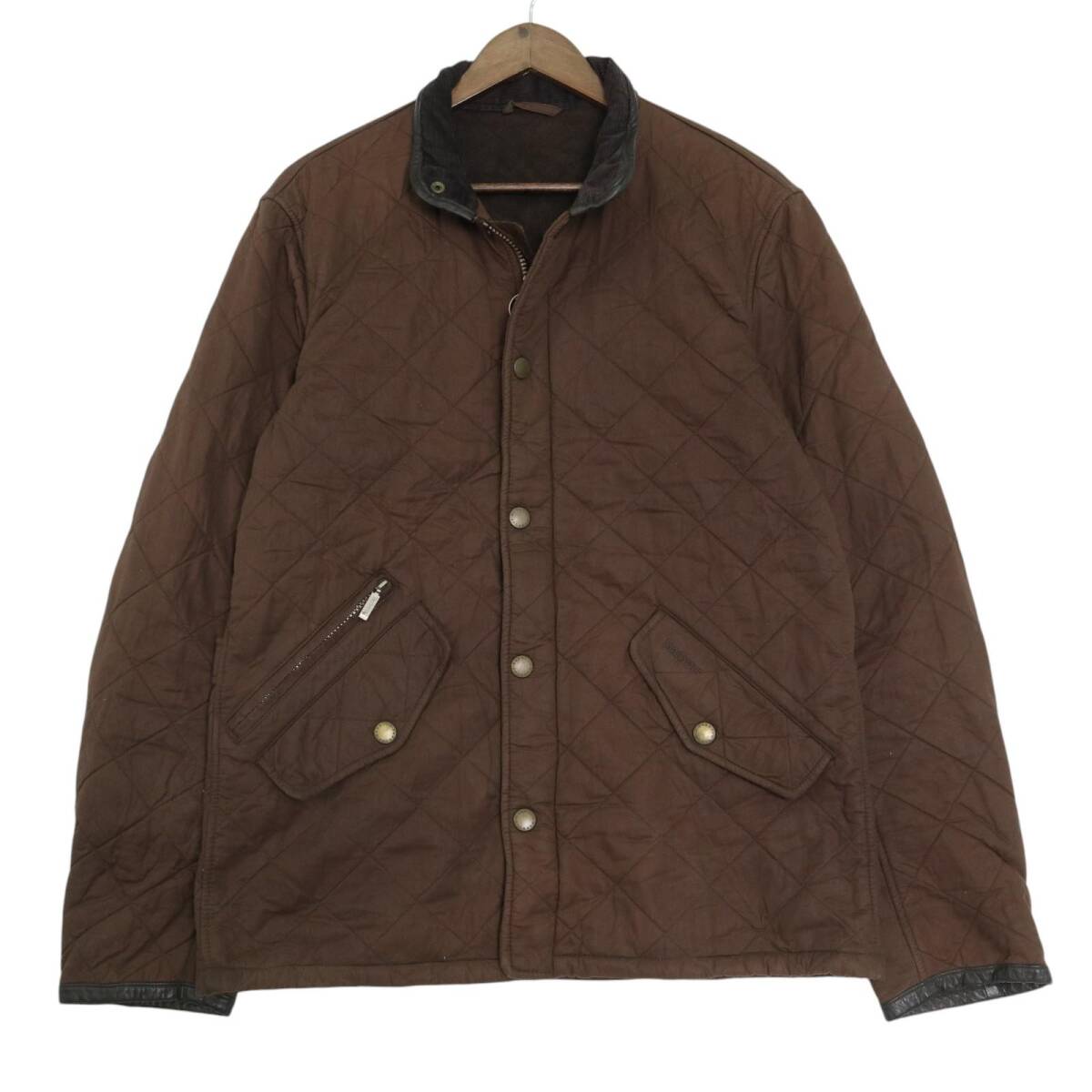 Barbour バブアー Polar Quilts ポーラーキルト キルティングジャケット ブラウン(メンズ S)中古 古着 A4739拍卖