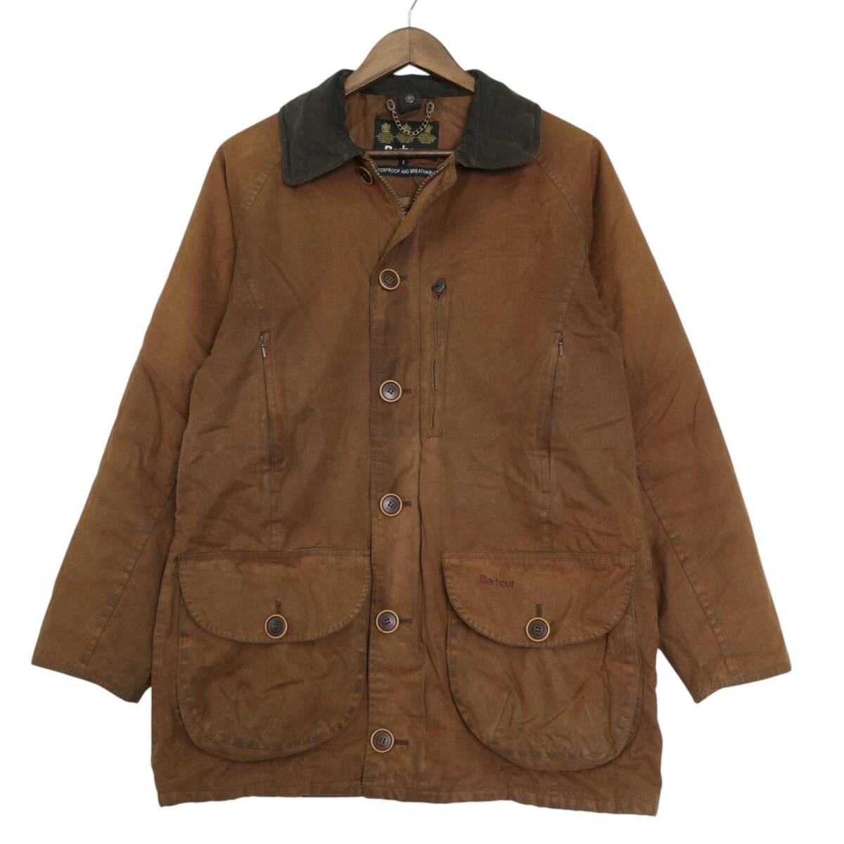 Barbour バブアー BEAUMONT オイルドジャケット ブラウン(メンズ S)中古 古着 A4680拍卖