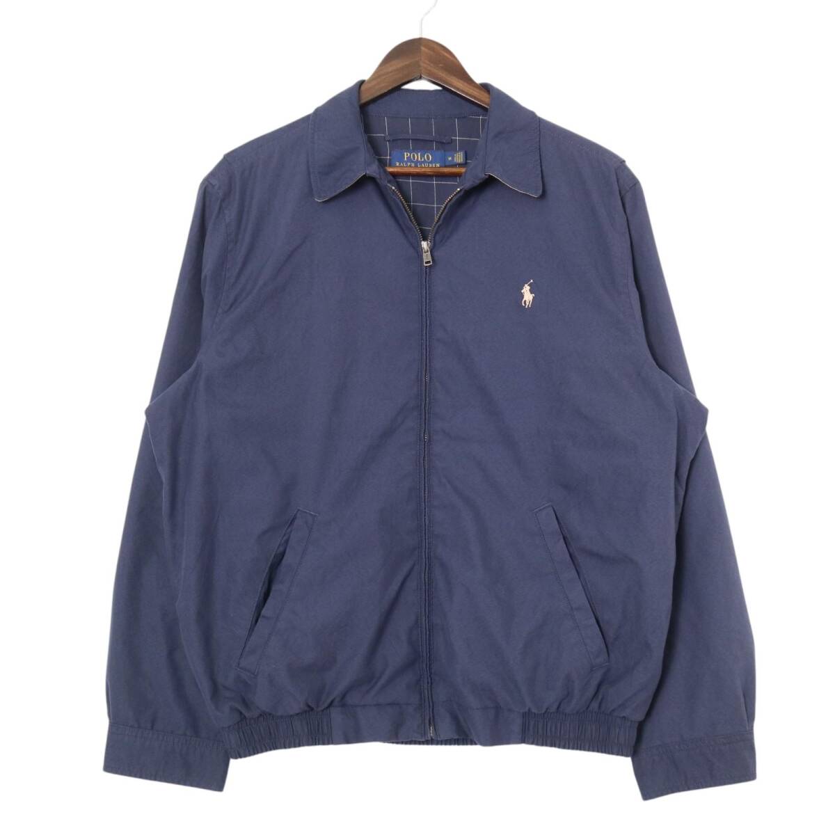 Polo by Ralph Lauren ポロ ラルフローレン スイングトップ ネイビー(メンズ M)中古 古着 A4864拍卖