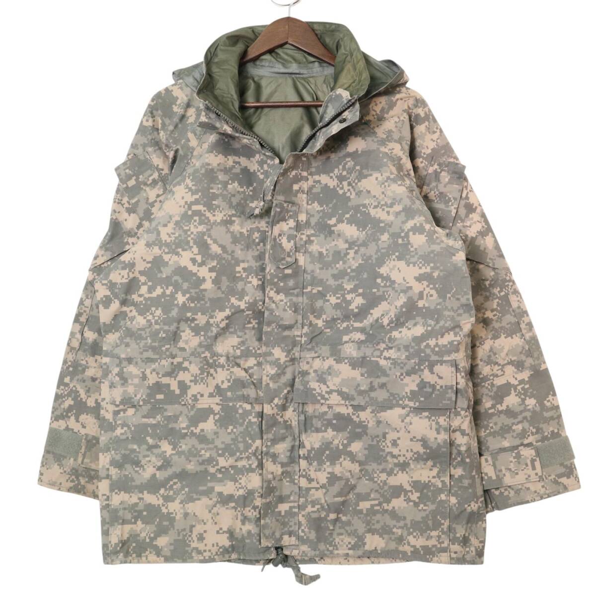 00年代 米軍実物 U.S.ARMY ECWCS GEN2 GORE-TEX パーカー ミリタリー UCPカモ セージグリーン (メンズ MEDIUM REGULAR) 中古 古着 A3797拍卖