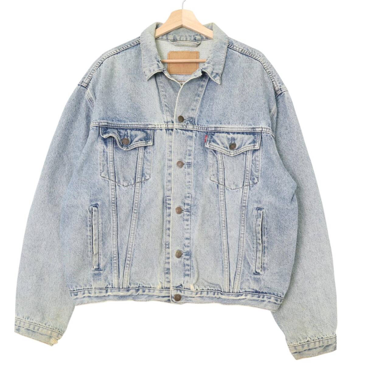 Levi's リーバイス 70503 デニムトラッカージャケット ブルー (メンズ XL) 中古 古着 A3988拍卖