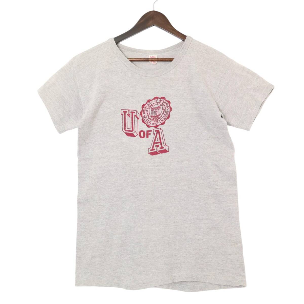 60年代 Sportswear by Collegiate Tシャツ ヴィンテージ カレッジ グレー (メンズ L) 中古 古着 A4258拍卖