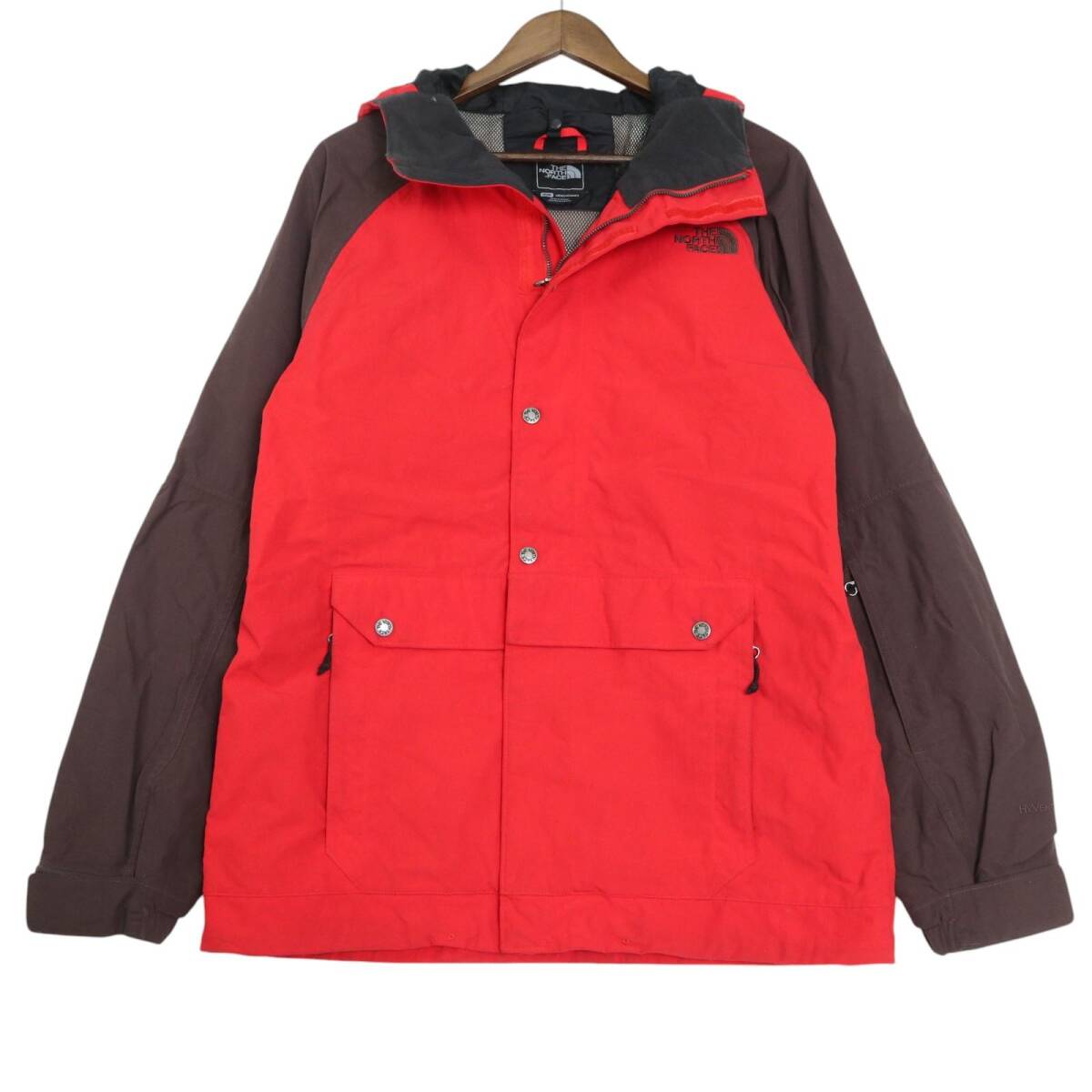 THE NORTH FACE ノースフェイス HYVENT マウンテンパーカー アウトドア レッド (メンズ M) 中古 古着 A4288拍卖