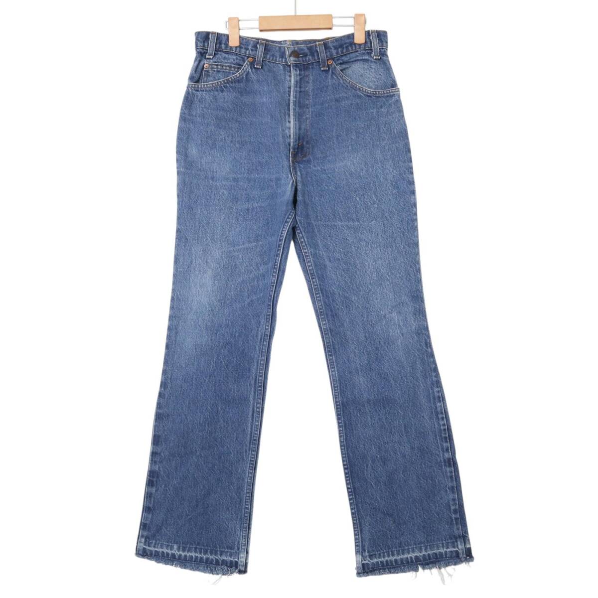 90年代 USA製 Levi's リーバイス 517 デニムパンツ オレンジタブ ブルー (メンズ W36 L36) 中古 古着 A3019拍卖