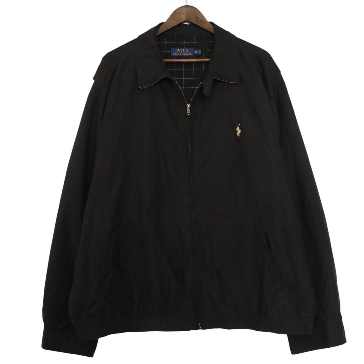 Polo by Ralph Lauren ポロ ラルフローレン スイングトップ ブラック (メンズ 3XL) 中古 古着 A3110拍卖