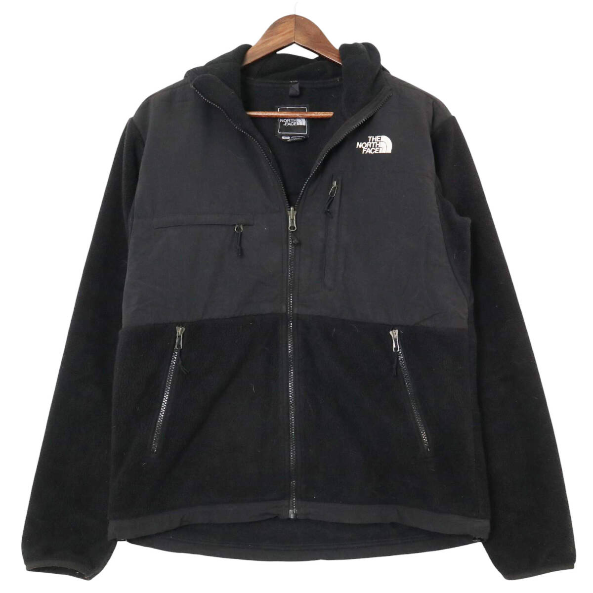 THE NORTH FACE ノースフェイス Denali デナリ フリースジャケット アウトドア ブラック (メンズ S) 中古 古着 A3288拍卖