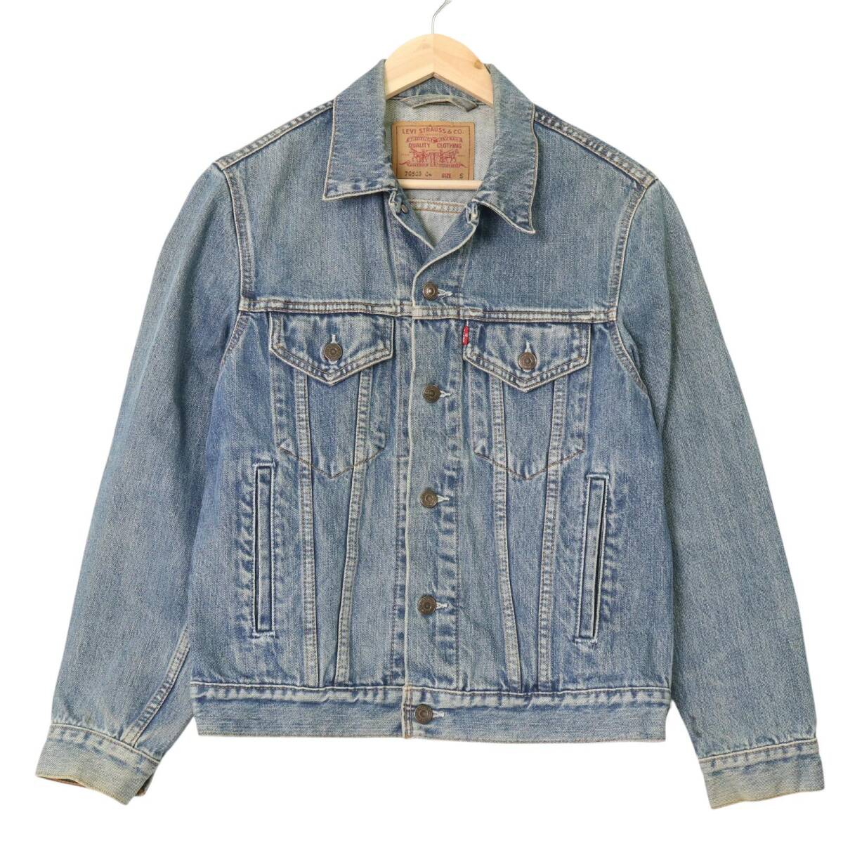 00年代 Levi's リーバイス 70503 デニムジャケット ブルー (メンズ S) 中古 古着 A3430拍卖