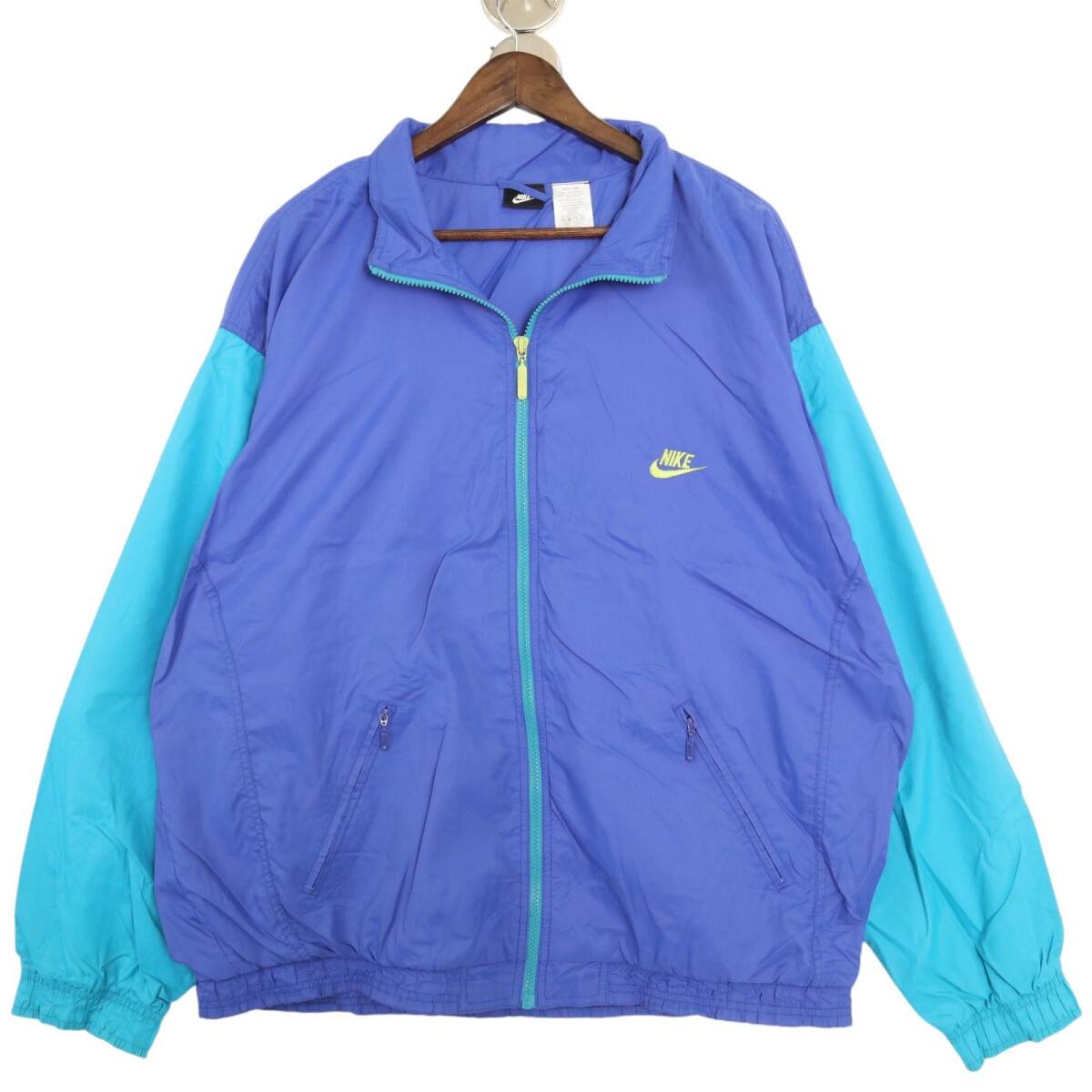 NIKE ナイキ ナイロン トラックジャケット スポーツ ブルー (メンズ XL) 中古 古着 A3719拍卖