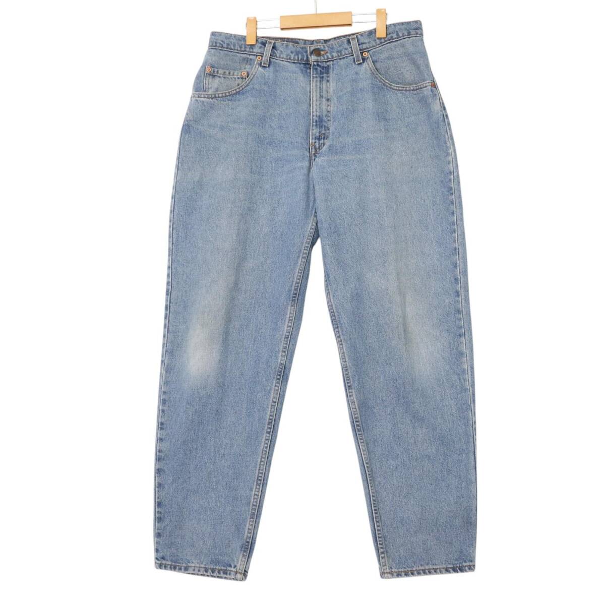 90年代 USA製 Levi's リーバイス 560 デニムパンツ ブルー (メンズ W36 L32) 中古 古着 A3735拍卖