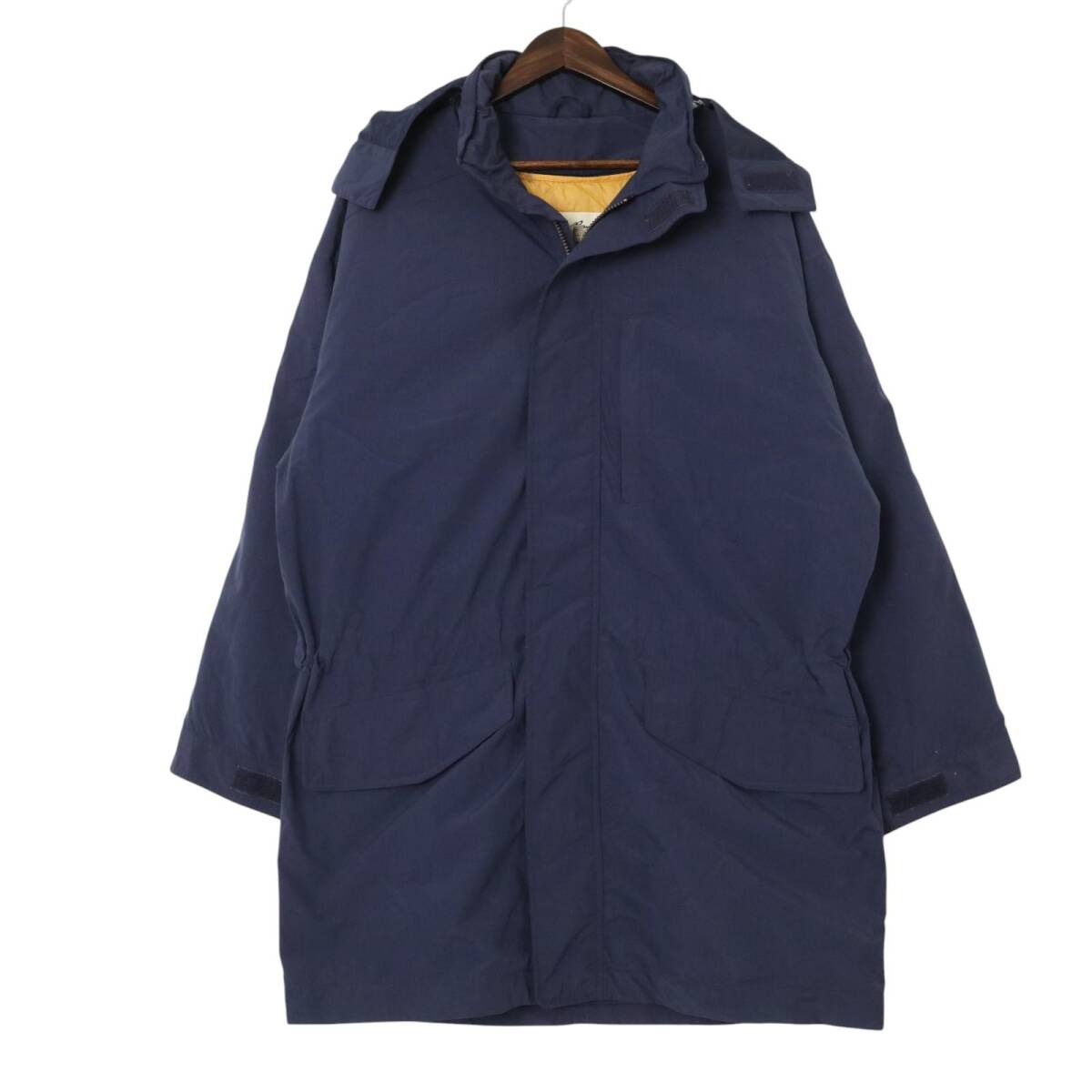 00年代 Eddie Bauer エディーバウアー シェルパーカー グースダウンライナー アウトドア ネイビー (メンズ S) 中古 古着 A2526拍卖